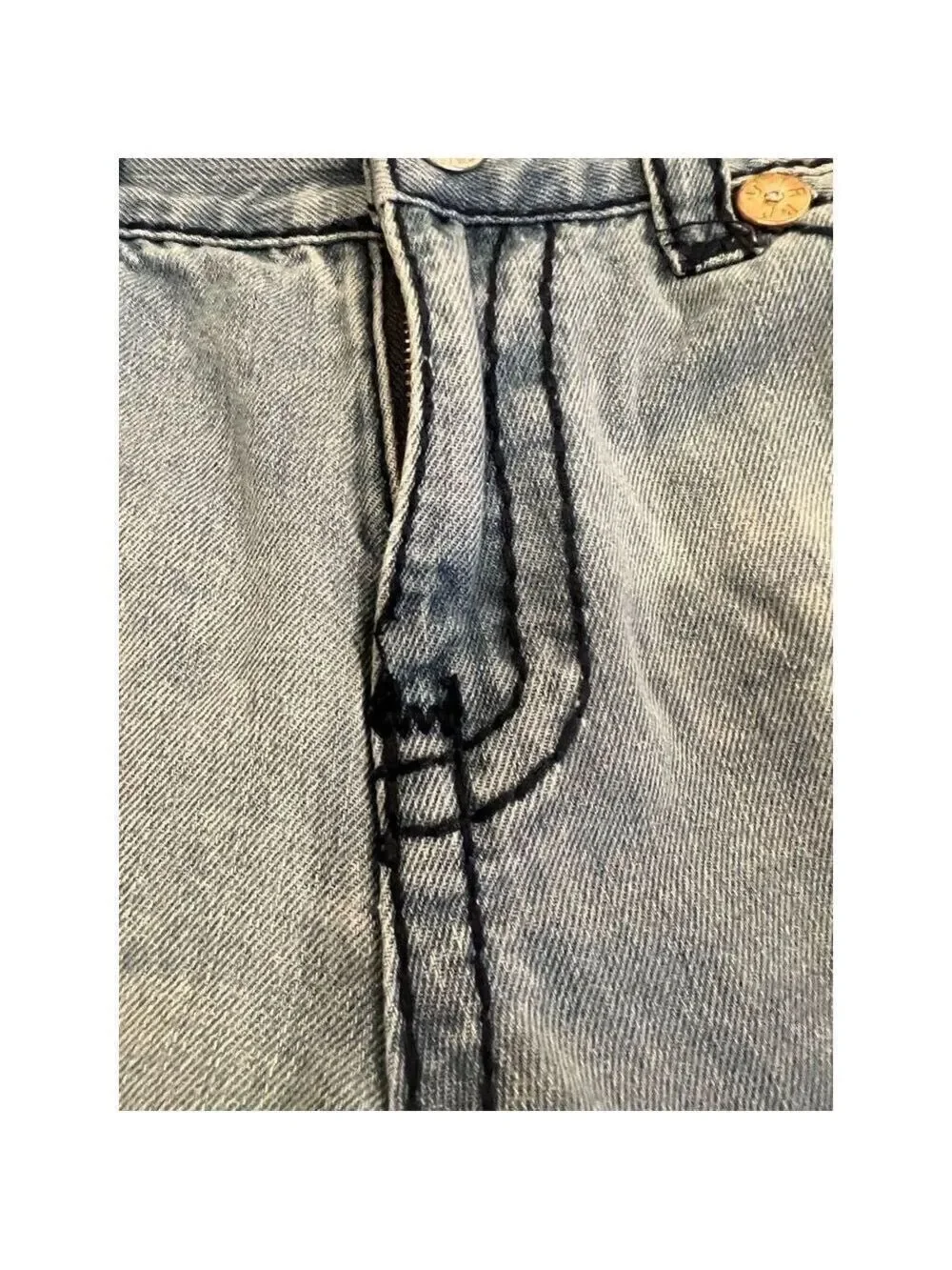TRUE RELIGION BILLY SUPERT ROW 36 SEAT 33  VINTAGE Made in USA